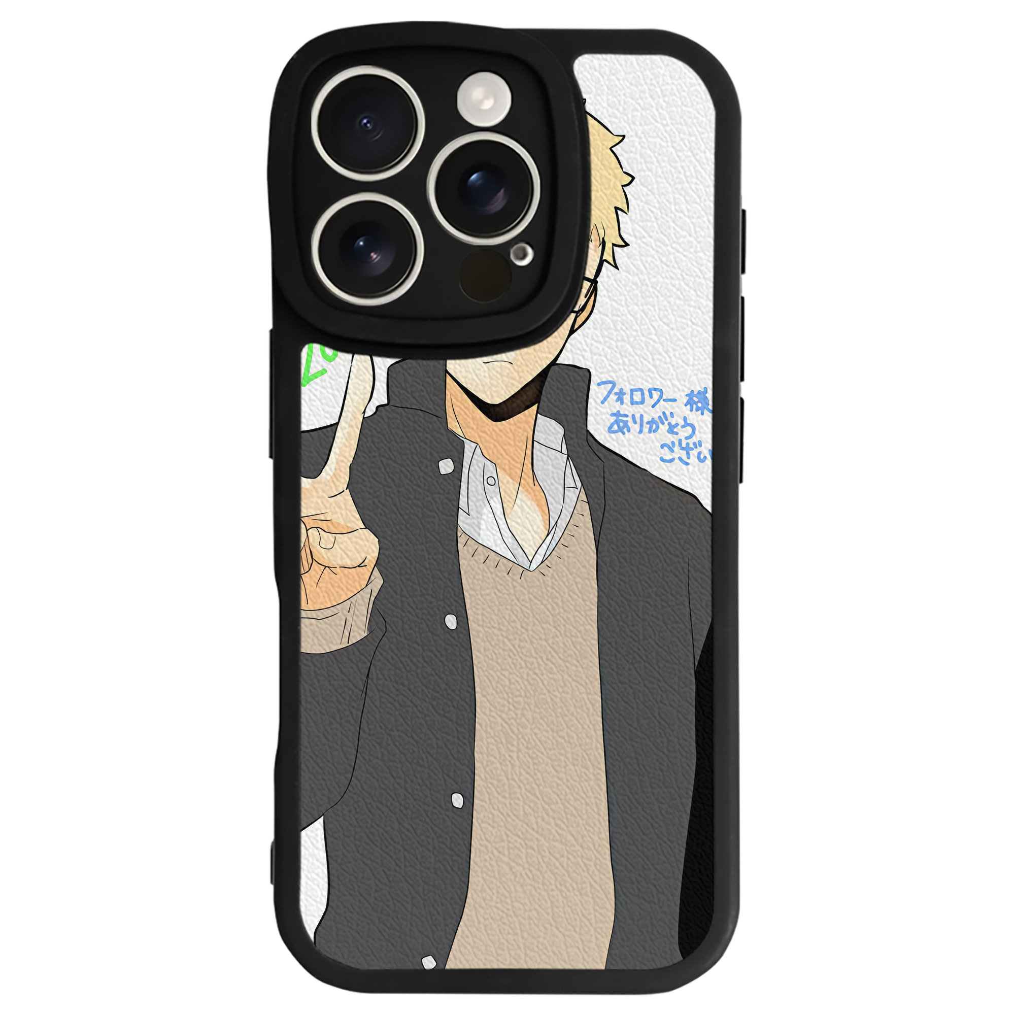 （画像用） ハイキュー!! Haikyu!! 【iPhone 16シリーズ対応】シリコンスマホケース（レザー調） 材質：シリコン
